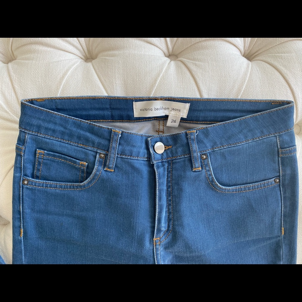 ♦️SOLD Victoria Beckham Jeans skinny blue jeans 26 - Picture 5 of 7